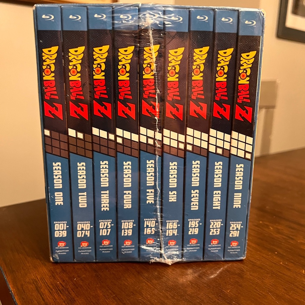 Dragon Ball Z Complete Blu-ray Collection in Vibrant Blue